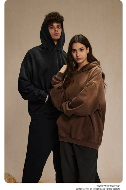 Oversize Damage Washed Hoodie WN9973