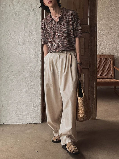 Solid Color Wide Leg Pants WN20273