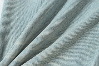 Washed Whisker Wide Leg Denim Jeans WN25873