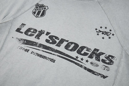 Washed Logo Print Short Sleeve T-Shirt WN25811