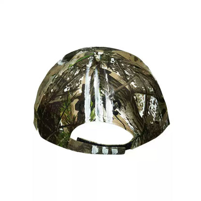 Camouflage Graffiti Rivet Curved-Brim Cap WN21097