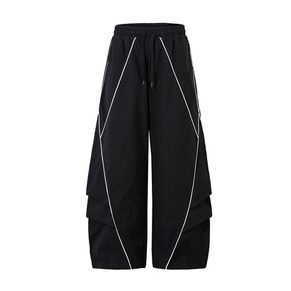 Line Design Wide Leg Curved Pants WN25473