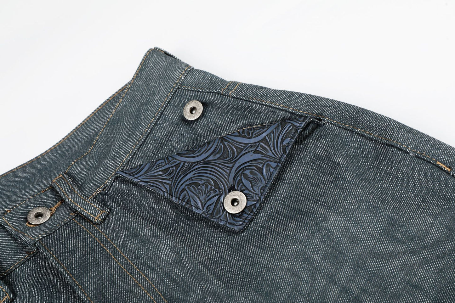Raw Wide Leg Denim Jeans WN25982