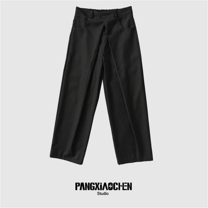 Pleats Straight Trousers WN20140