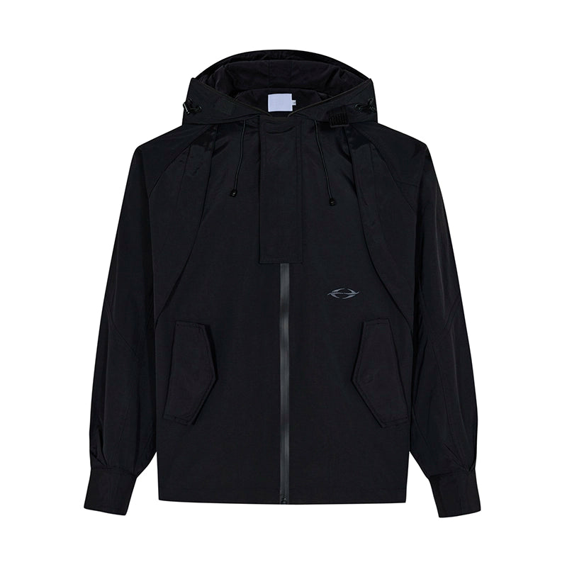 Mountain Outdoor Style Zipper Hooded Jacket WN5138