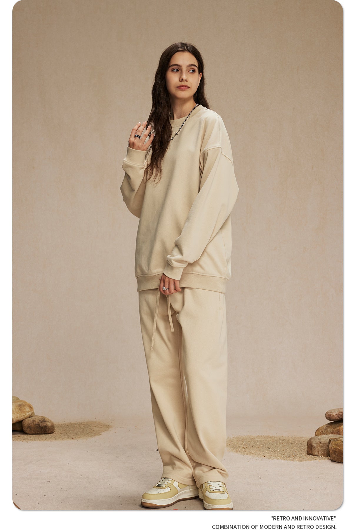 Oversize Crewneck Sweatshirt WN9972