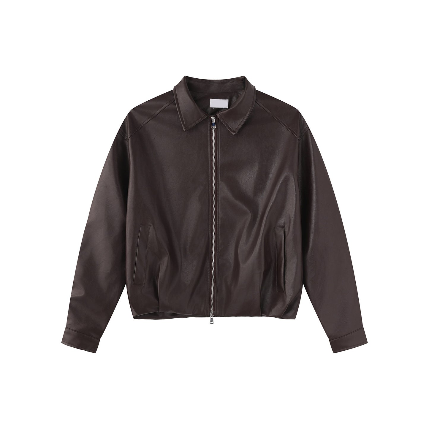 PU Leather Zipper Jacket WN24988
