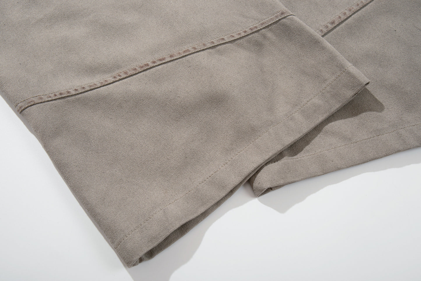 Washed Paint Studs Detail Wide Leg Pants WN25436