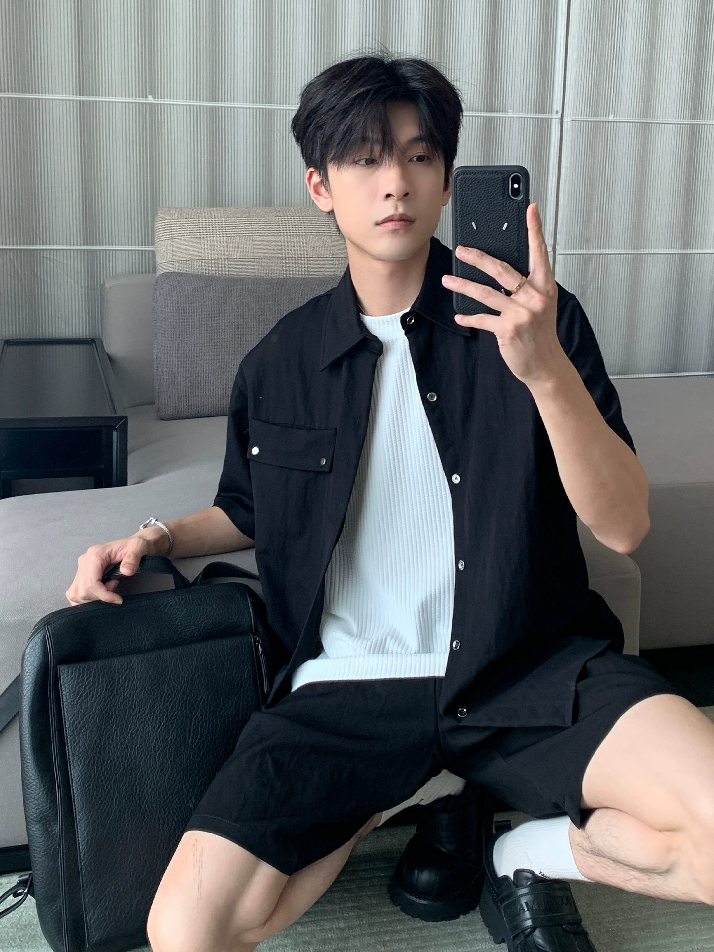 Short Sleeve Shirt & Half Pants Setup WN20445