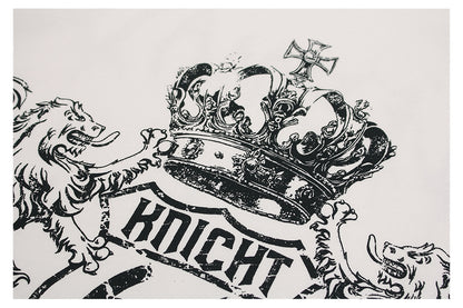 Fake Layered Crown Art Print Long Sleeve T-Shirt WN26513