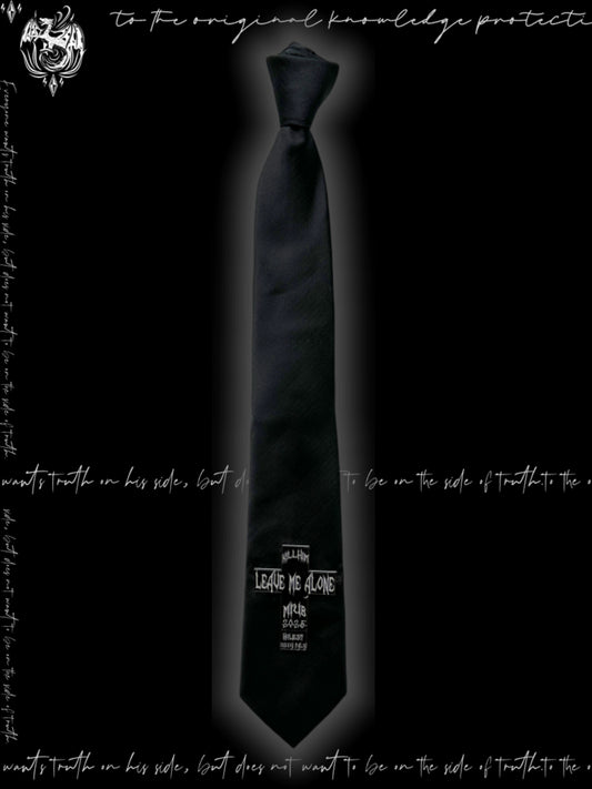 Cross Graphic Letter Design Tie WN20094