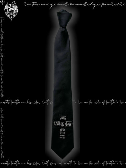 Cross Graphic Letter Design Tie WN20094