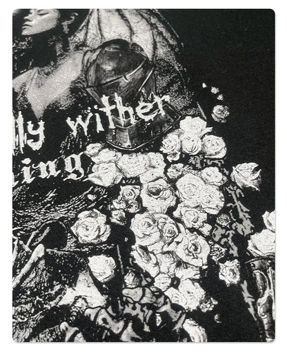 Graphic Print Oversize Short Sleeve T-Shirt WN16264