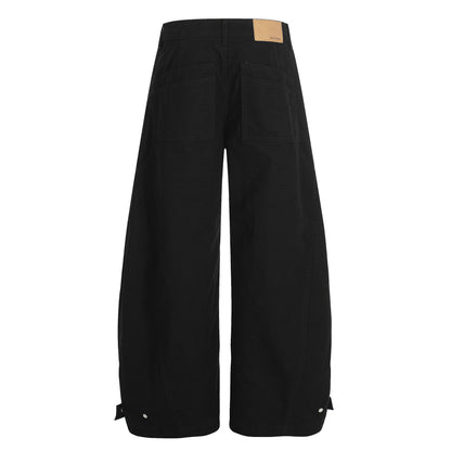 Curved Panel Wide Leg Pants WN26004