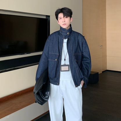 Zipper Denim Jacket WN20477