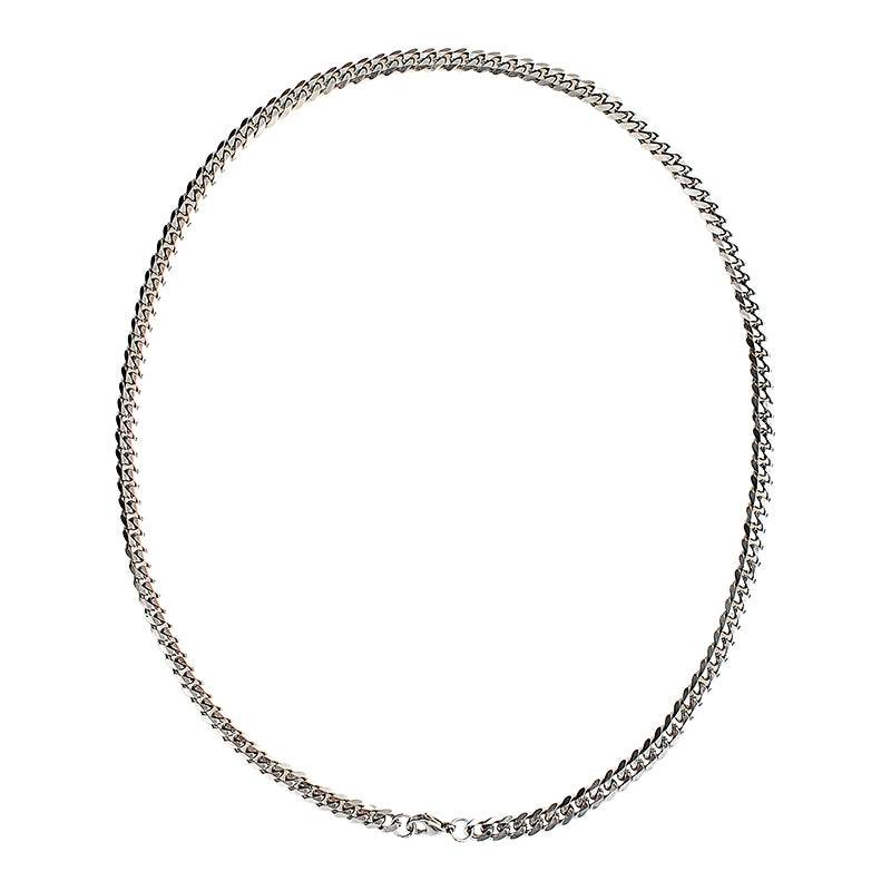 Hip-Hop Double-Layer Wide Chain Necklace WN10271