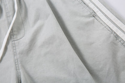 Drawstring Side Stripe Half Pants WN26795