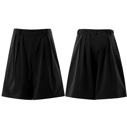 Drape Cropped Half Trousers WN25750