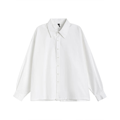 Stitch Design Oversize Long Sleeve Shirt WN13327