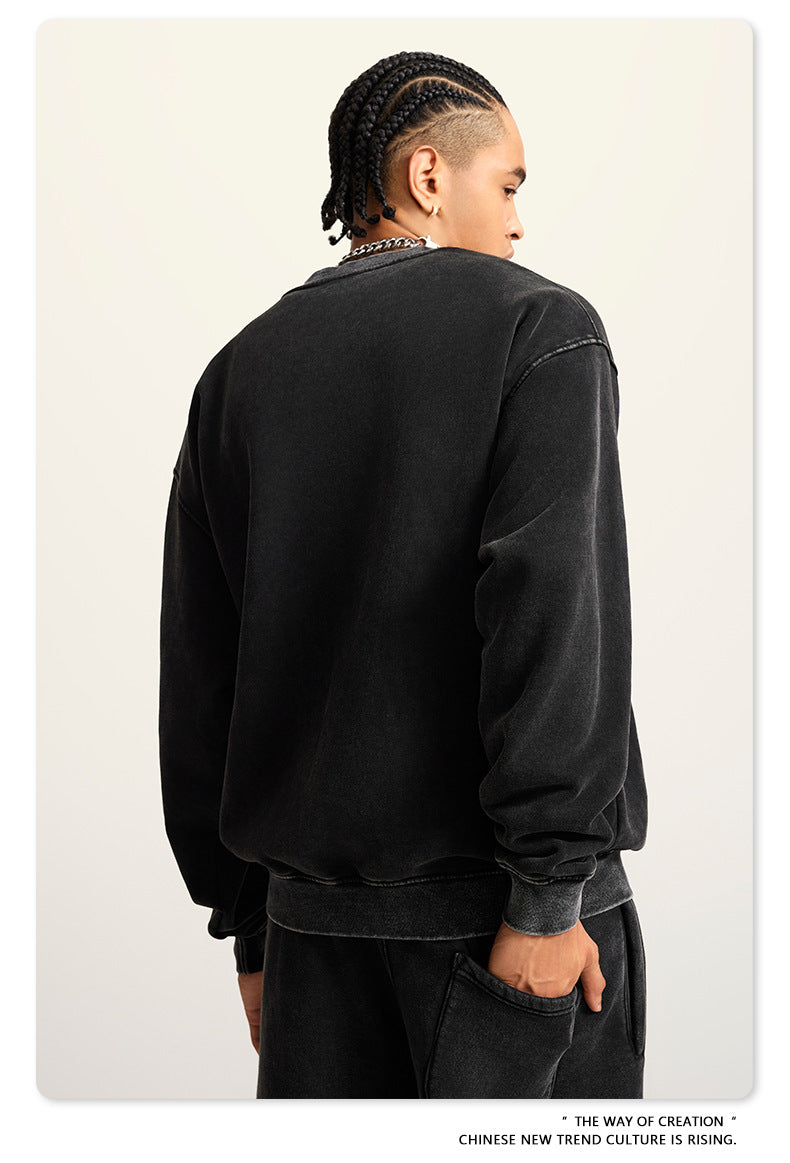Oversize Washed Sweatshirt WN6028