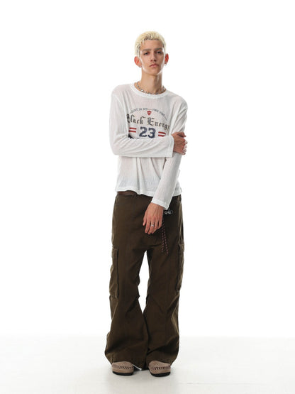 Letter Graphic Long Sleeve T-Shirt WN27981