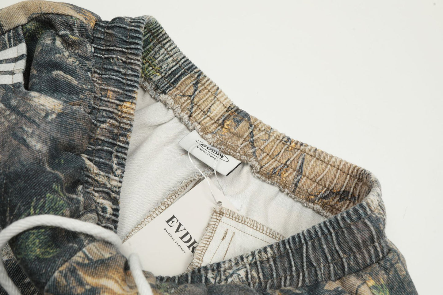 Camouflage Leaf Print Straight Pants WN11501