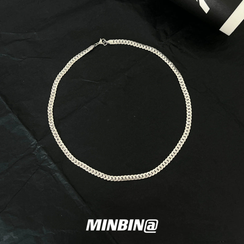 Cuban Chain Titanium Steel Necklace WN19248