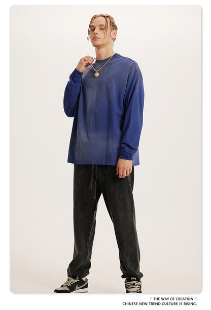 Oversize Washed Long-sleeve t-shirt WN6051