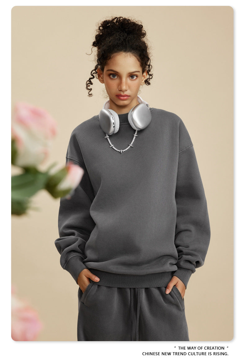 Oversize Washed Sweatshirt WN6028