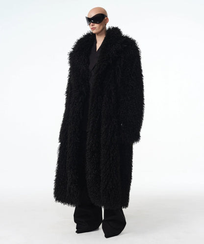 Heavy Fake Fur Oversize Coat WN21321