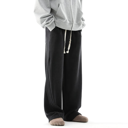 Side Stripe Drape Wide-Leg Track Pants WN10415