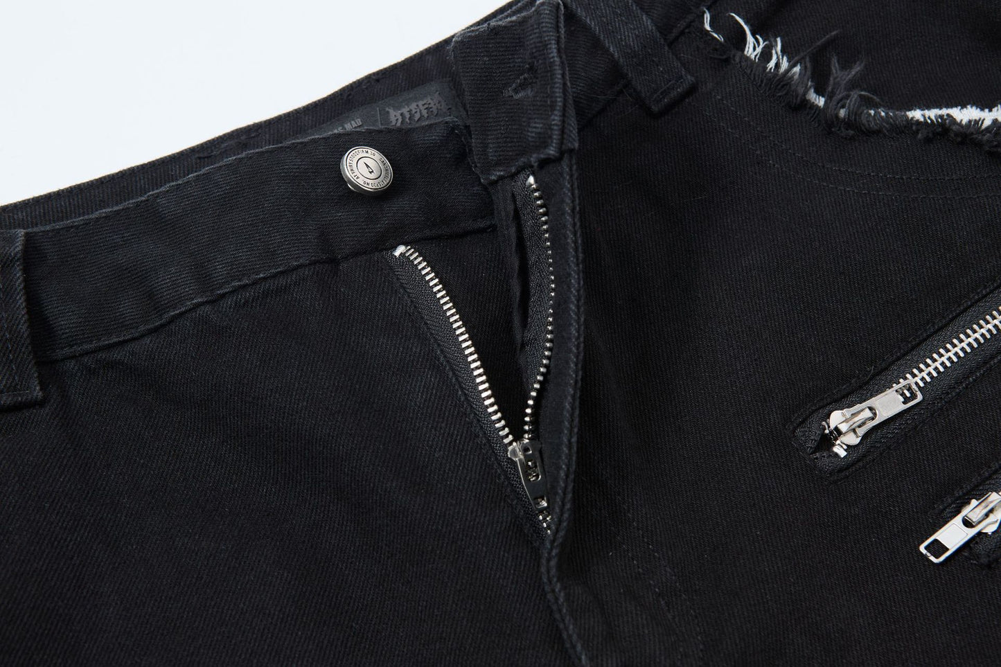 Fake Fur Trim Multi-Pocket Wide Leg Cargo Pants WN23087