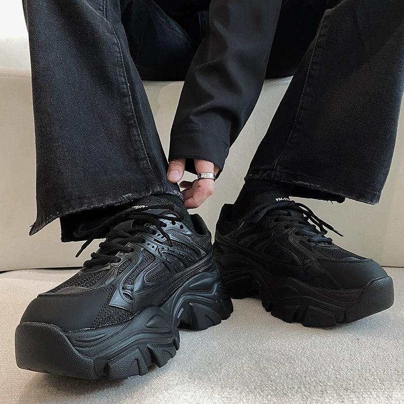 Thick Sole Lightweight Mesh Sporty Sneakers WN21248