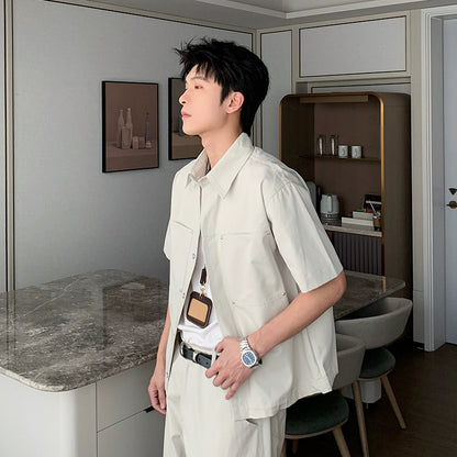 Denim Short Sleeve Shirt & Denim Jeans Setup WN20411