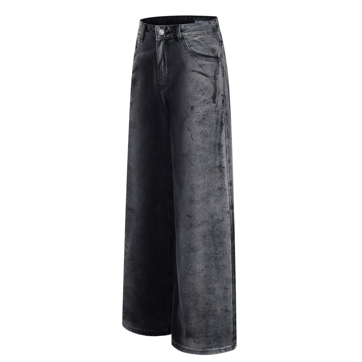 Washed Wide Leg Denim Jeans WN25408
