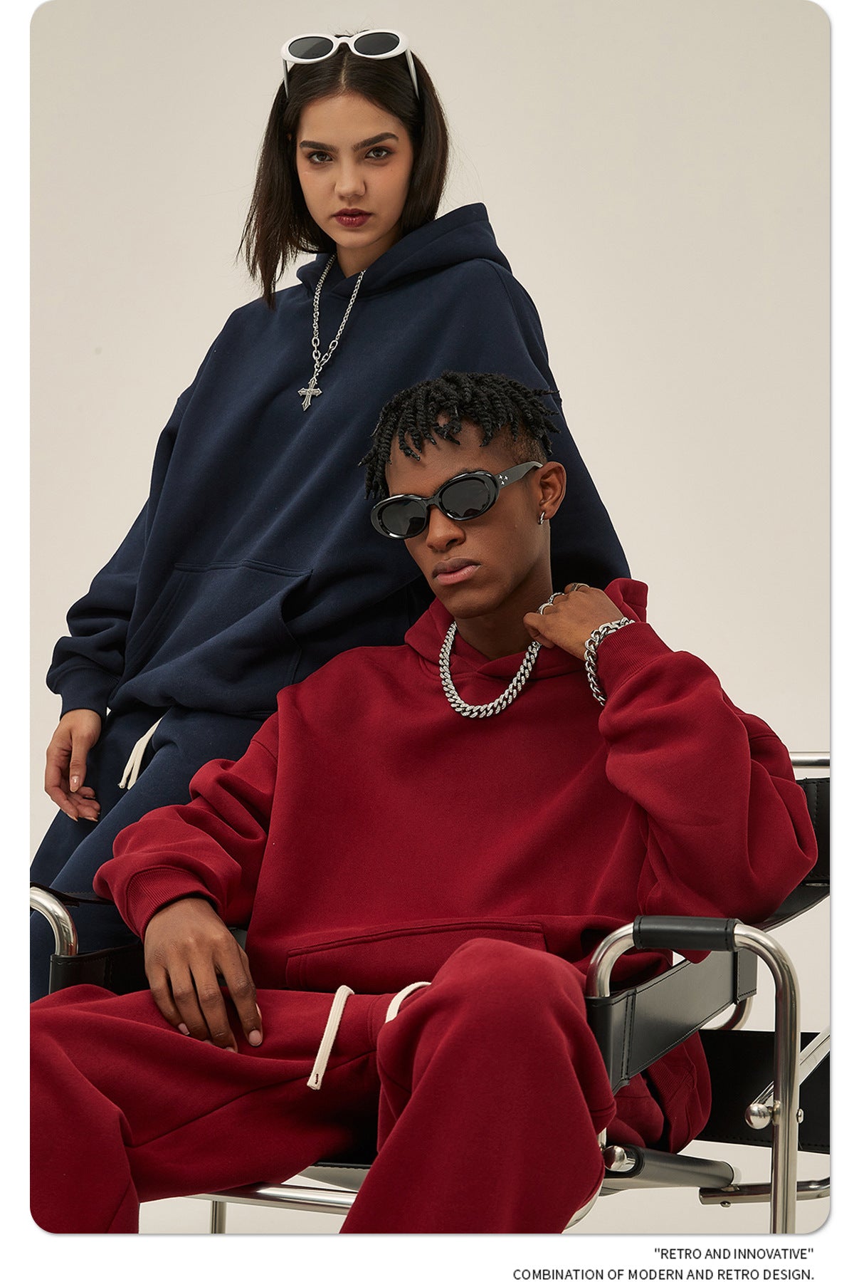 Oversize Heavyweight Hoodie & Heavyweight Sweatpants Setup WN6638