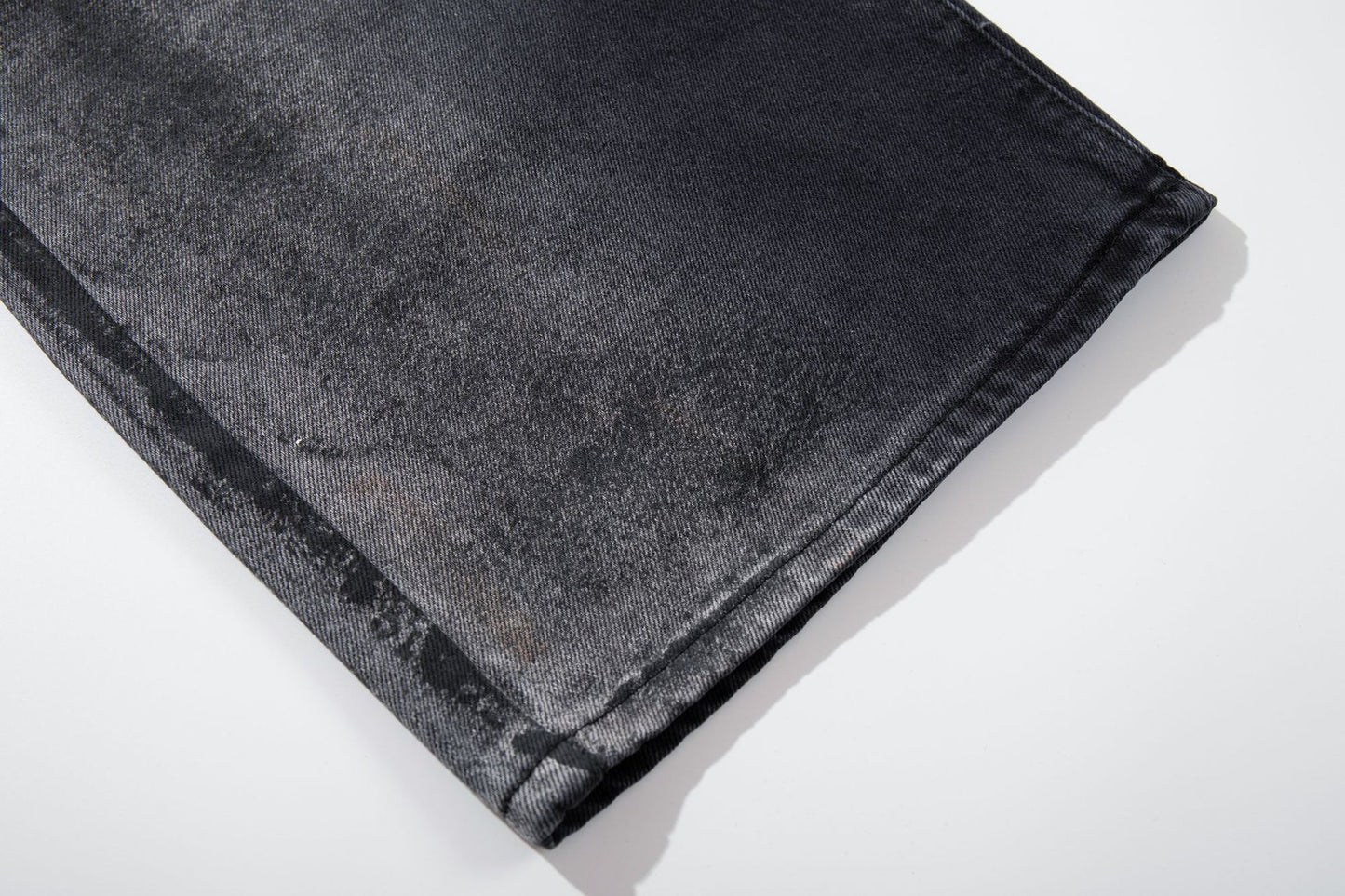 Washed Wide Leg Denim Jeans WN25408