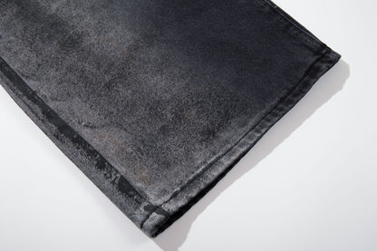 Washed Wide Leg Denim Jeans WN25408