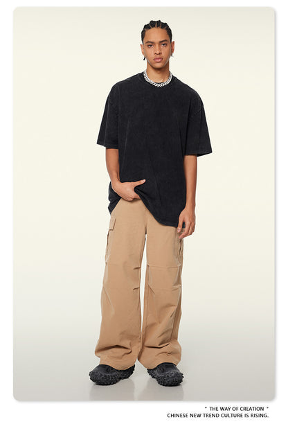 Washed Heavyweight Oversize Short Sleeve T-Shirt WN6078