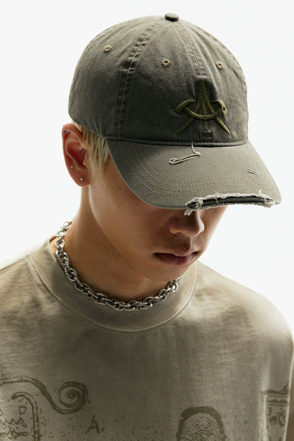 Washed Pure Cotton Snapback Hat WN18858