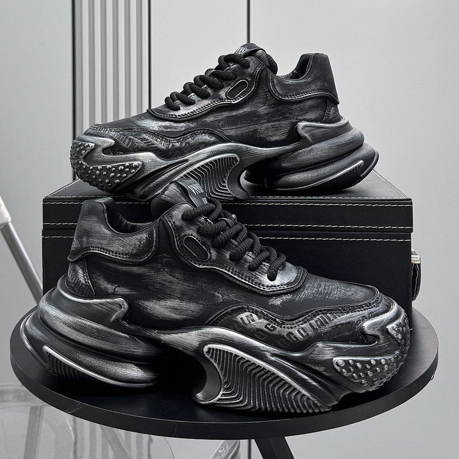 Platform Chunky Lace-Up Sneakers WN24824