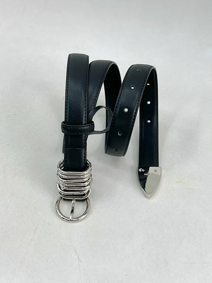 Multi Ring Metal Circular Buckle Belt WN7377