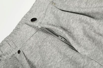 Drape Pleats Wide Leg Sweatpants WN26081
