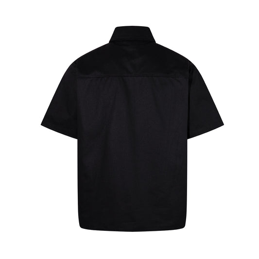 Star Letter Photo Print Short Sleeve Shirt WN25631