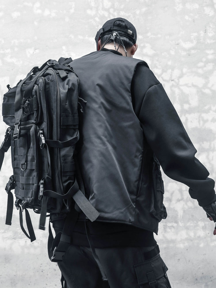 Functional Multi-Pocket Fleece Lining Vest WN22457