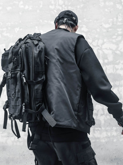 Functional Multi-Pocket Fleece Lining Vest WN22457