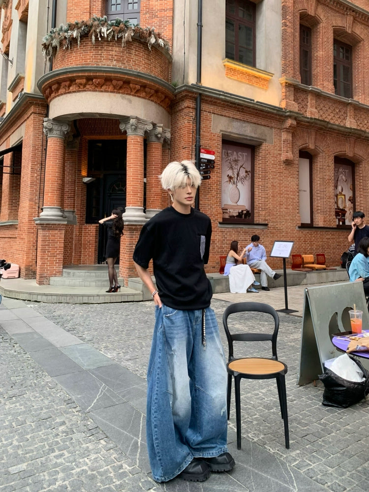 Necktie Design Short Sleeve T-Shirt WN19755