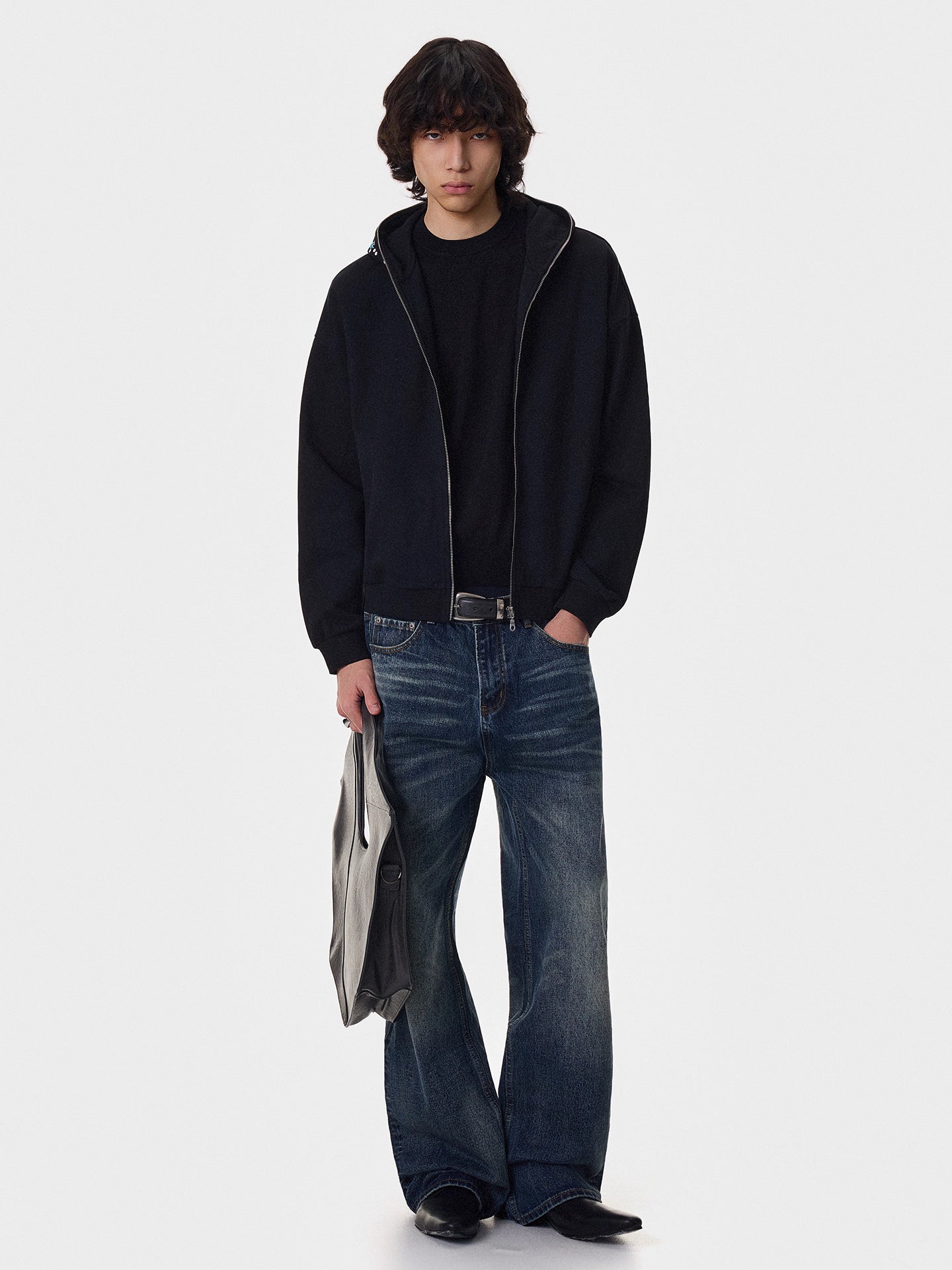 Fleece Air-Layer Zipper Hoodie WN21406