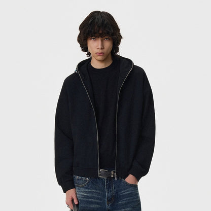 Fleece Air-Layer Zipper Hoodie WN21406