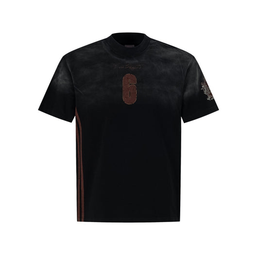Spray Paint Number Print Short Sleeve T-Shirt WN26041